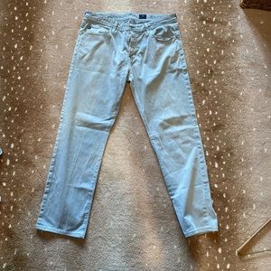 Light blue ag pants the graduate tailored 36x34